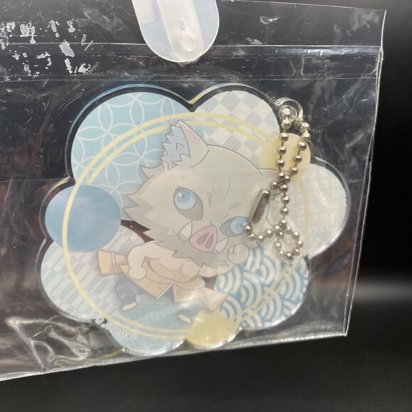 Demon Slayer Kimetsu no Yaiba Inosuke Hashibara Chibi Bag Acrylic Charm - Picture 4 of 7